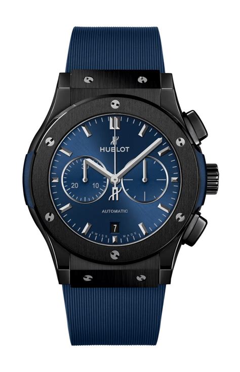 hublot classic fusion all black blue price|hublot classic fusion ceramic blue.